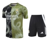 Real Madrid 2025-26 Chinese Dragon Special Training Kit (Green Version)