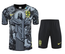 Brazil National Team 2025 The Redeemer Monochrome Training Kit