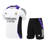 Real Madrid 2024/25 White & Purple Training Kit