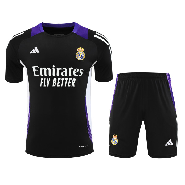 Real Madrid 2024/25 Black & Purple Training Kit