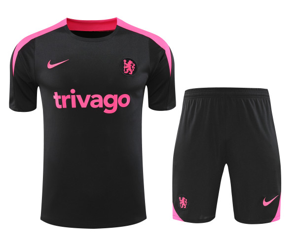 Chelsea FC Training Kit (Black/Pink Edition)
