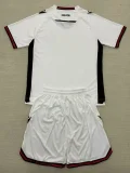 2025-26 Kids Albania white away  Soccer Jersey
