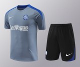 Inter Milan 2024-25 Training Kit (Grey/Blue/Black)