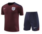 England 2024-25 Dri-FIT Training Kit (Burgundy/Navy)