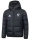 2025-26 Mens Liverpool Black Hooded Cotton Coat