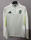 2025-26 Mens Granada  Half Pull light green Sportswear Top