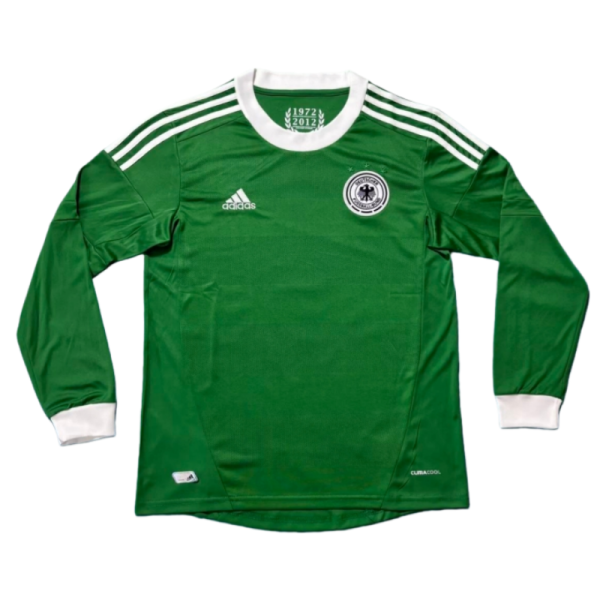 2012 Mens Retro Germany home green Long sleeve Jersey