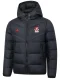 2025-26 Mens Liverpool Red Logo Black Hooded Cotton Coat