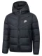2025-26 NK Black Hooded Cotton Coat