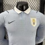 2026-27 Mens Uruguay home long sleeve Player version Soccer Jersey