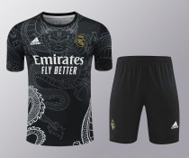 Real Madrid Black Dragon Pattern Training Kit