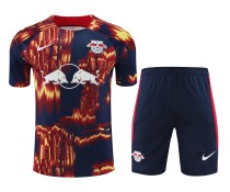 RB Leipzig Concept Kit (Navy with Red-Orange Flame Texture)