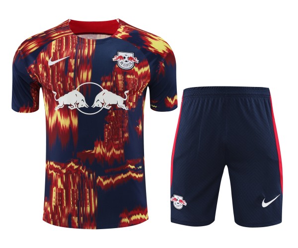 RB Leipzig Concept Kit (Navy with Red-Orange Flame Texture)