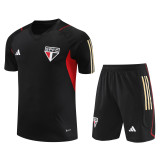 Sao Paulo FC 2024/25 Training Kit - Core Black Base with Red & White Accents