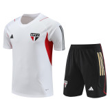 Sao Paulo FC 2024/25 Training Kit - White Base with Red & Black