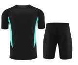 Manchester United 2024/25 Training Kit - Core Black with Red & Green Accents