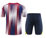 Barcelona 2024/25 Pre-Match Training Kit - Blaugrana Dynamic Stripe with White & Yellow Accents