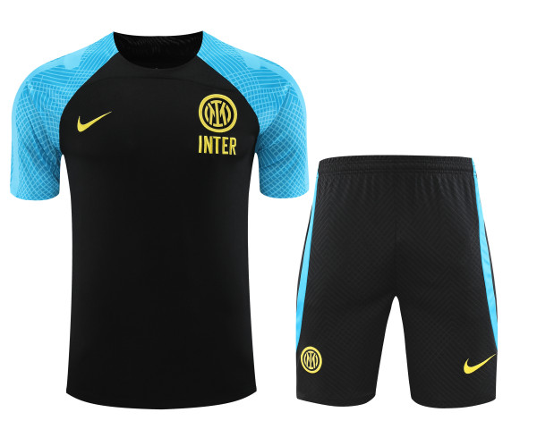Inter Milan Black Blue Geometric Concept Kit