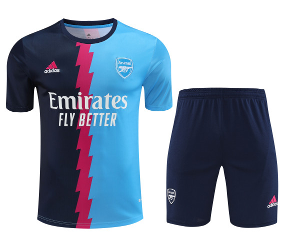 Arsenal Navy Cyan Red Lightning Paneled Concept Kit