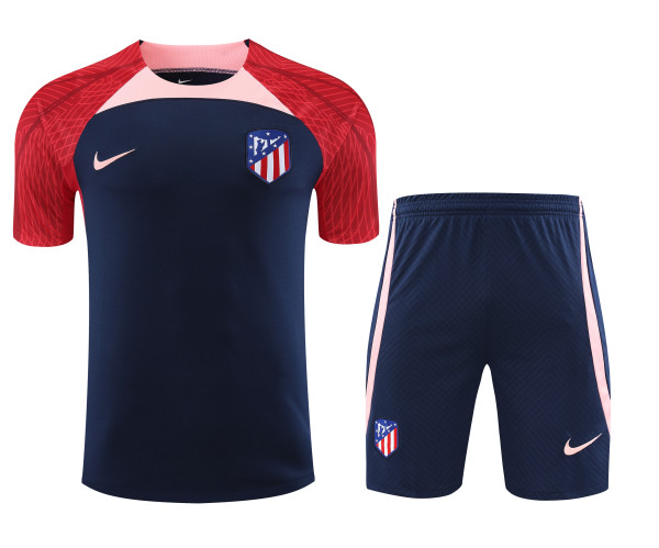 Atletico Madrid Navy Red Pink Paneled Concept Kit