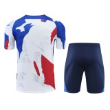 France 2022/23 Pre-Match Training Kit - Artistic Pattern Short Sleeve Jersey & Shorts