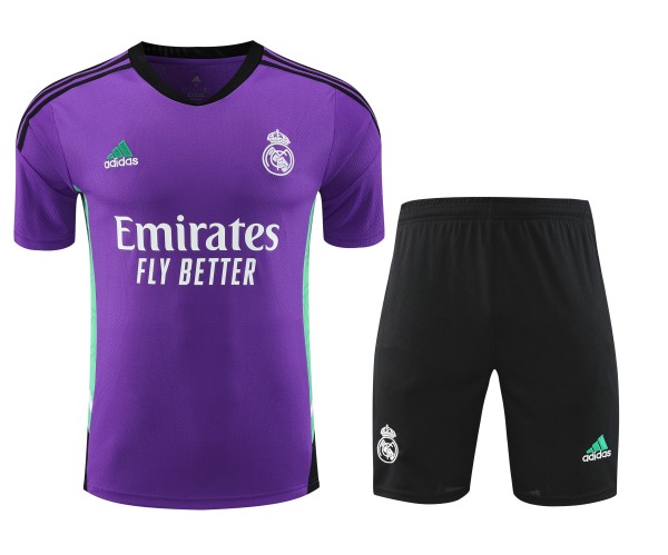 Real Madrid 2022/23 Training Kit - Short Sleeve Jersey & Shorts