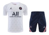 Paris Saint-Germain 2021-2022 Jordan Pre-Match Training Kit (Short Sleeve + Shorts)