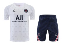 Paris Saint-Germain 2021-2022 Jordan Pre-Match Training Kit (Short Sleeve + Shorts)