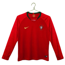 2018 Mens Retro Portugal  home  Long sleeve Jersey