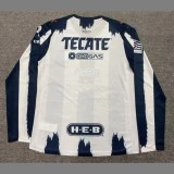 2025-26 Mens Monterrey home Player version Long sleeve jersey