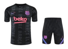 Barcelona 2024-2025 Pre-Match Training Kit (Short Sleeve + Shorts)
