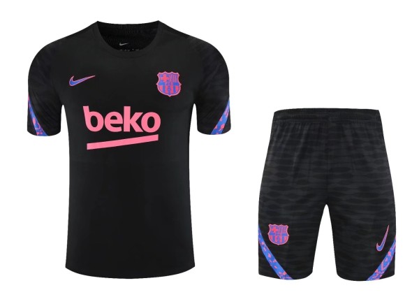 Barcelona Training Kit – Black/Pink/Blue