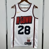 24-25 ROCKETS SENGUN #28 White City Edition Top Quality Hot Pressing NBA Jersey