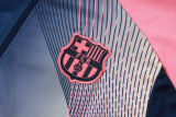 2025-26  Kids Barcelona Baolan color Half Pull Tracksuit  #E25173(童装半拉链)