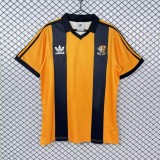 1981-82 Mens Hull City Home yellow Retro Soccer Jersey