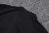 2025-26 Kids Arsenal black Half pull Tracksuit suit  #E25187 (童装半拉链)