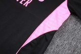 2025-26 Kids Arsenal black Half pull Tracksuit suit  #E25187 (童装半拉链)
