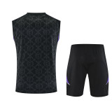 Real Madrid 2025-2026 Black Sleeveless Training Kit