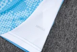 2025-26  Mens Manchester City Light blue vest training Short suit  #D25216