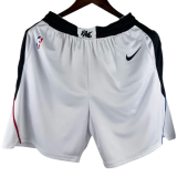 CLIPPERS Latin White City Edition Top Quality NBA Pants