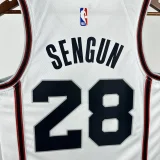 24-25 ROCKETS SENGUN #28 White City Edition Top Quality Hot Pressing NBA Jersey