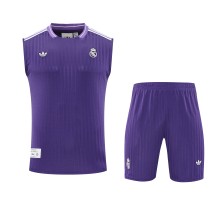 Real Madrid 2025/2026 Purple Vintage Training Kit
