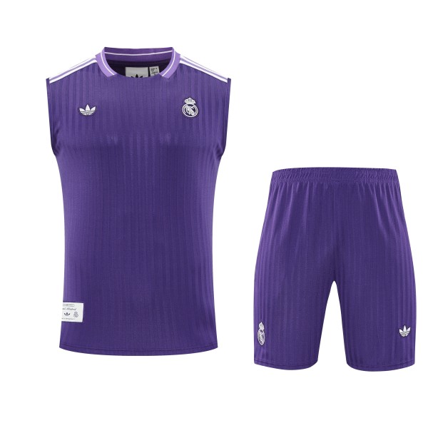 Real Madrid 2025/2026 Purple Vintage Training Kit
