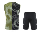Real Madrid 2024-2025 Special Edition Training Vest Kit (Dragon Print)