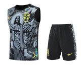 Brazil National Team 2024-2025 Special Edition Pre-Match Training Kit (Jesus Design)