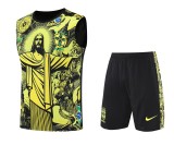 Brazil National Team 2024-2025 Special Edition Pre-Match Training Kit (Jesus Design)