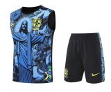 Brazil National Team 2024-2025 Special Edition Pre-Match Training Kit (Jesus Design)