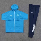 2025-26 Mens Napoli Blue Hoodie Jacket Tracksuit  #01