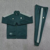 2025-26 Mens Juventus Dark green Jacket Tracksuit  #08