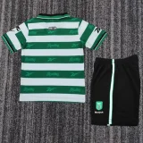1999-2000 Kids Sporting Lisbon Home  Retro Soccer Jersey
